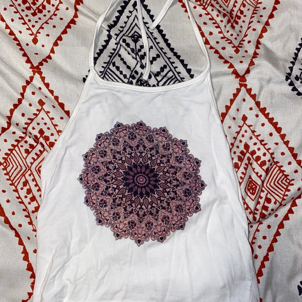 BRANDY MELVILLE HALTER CROP TOP